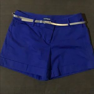 Express belted shorts